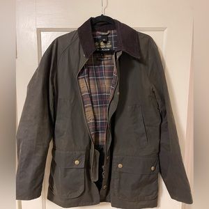 Barbour Jacket Waxes Ashby small — Olive